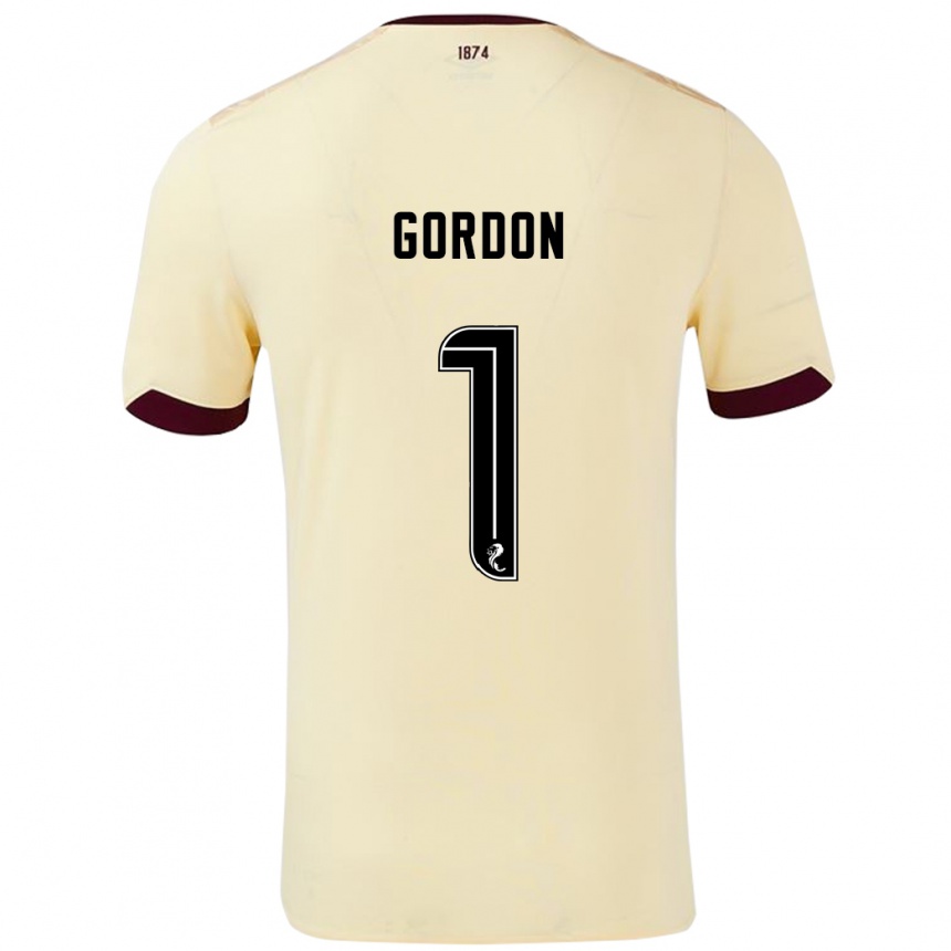 Férfi Labdarúgás Craig Gordon #1 Krémes Bordó Idegenbeli Jersey 2024/25 Mez Póló Ing