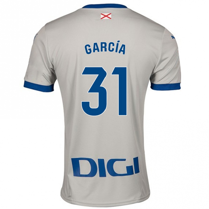 Férfi Labdarúgás Gaizka García #31 Világos Szürke Idegenbeli Jersey 2024/25 Mez Póló Ing