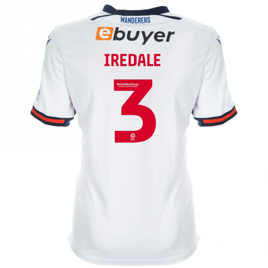 Női Labdarúgás Jack Iredale #3 Fehér Hazai Jersey 2024/25 Mez Póló Ing