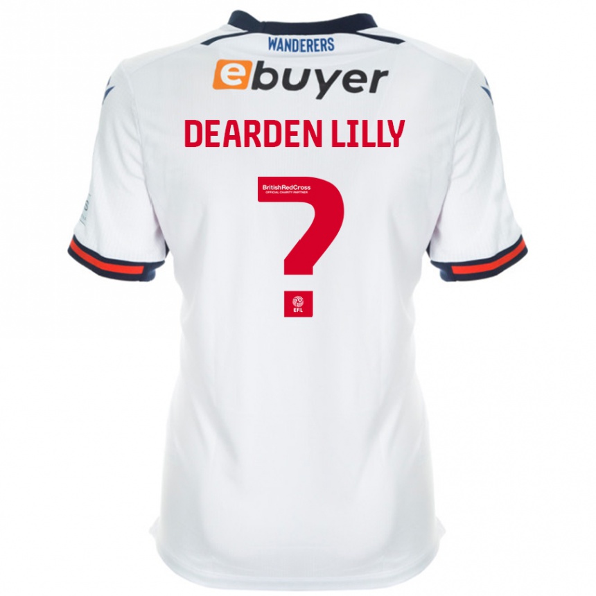 Női Labdarúgás Jessica Dearden-Lilly #0 Fehér Hazai Jersey 2024/25 Mez Póló Ing