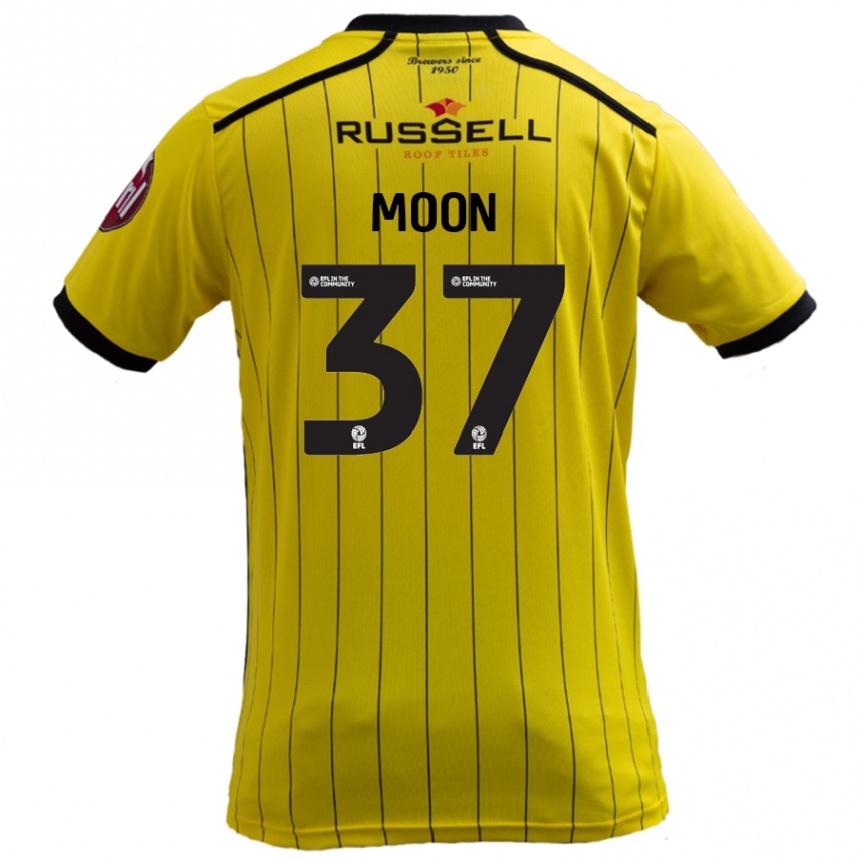 Női Labdarúgás Jasper Moon #37 Sárga Hazai Jersey 2024/25 Mez Póló Ing