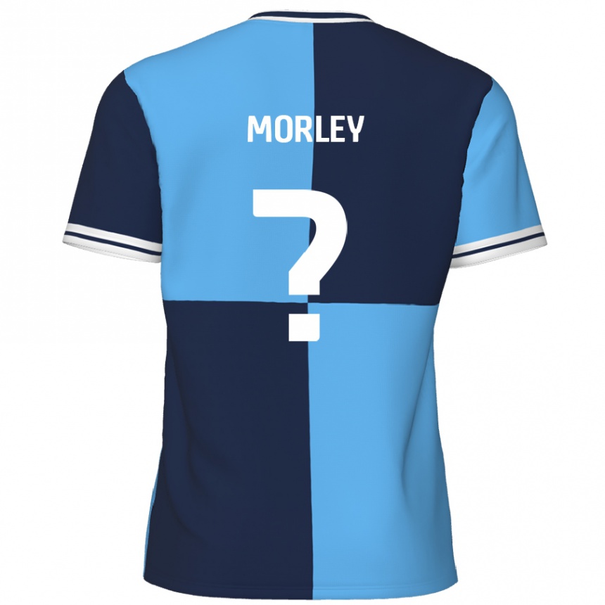 Női Labdarúgás Aaron Morley #0 Égszínkék Sötétkék Hazai Jersey 2024/25 Mez Póló Ing