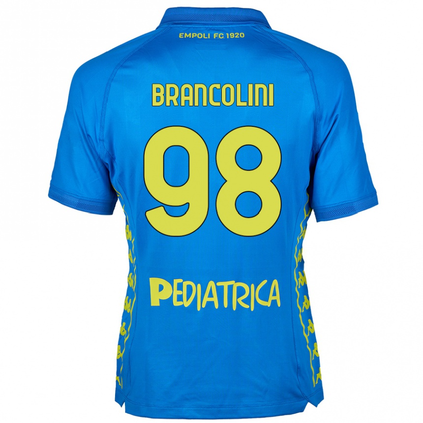 Női Labdarúgás Federico Brancolini #98 Kék Hazai Jersey 2024/25 Mez Póló Ing