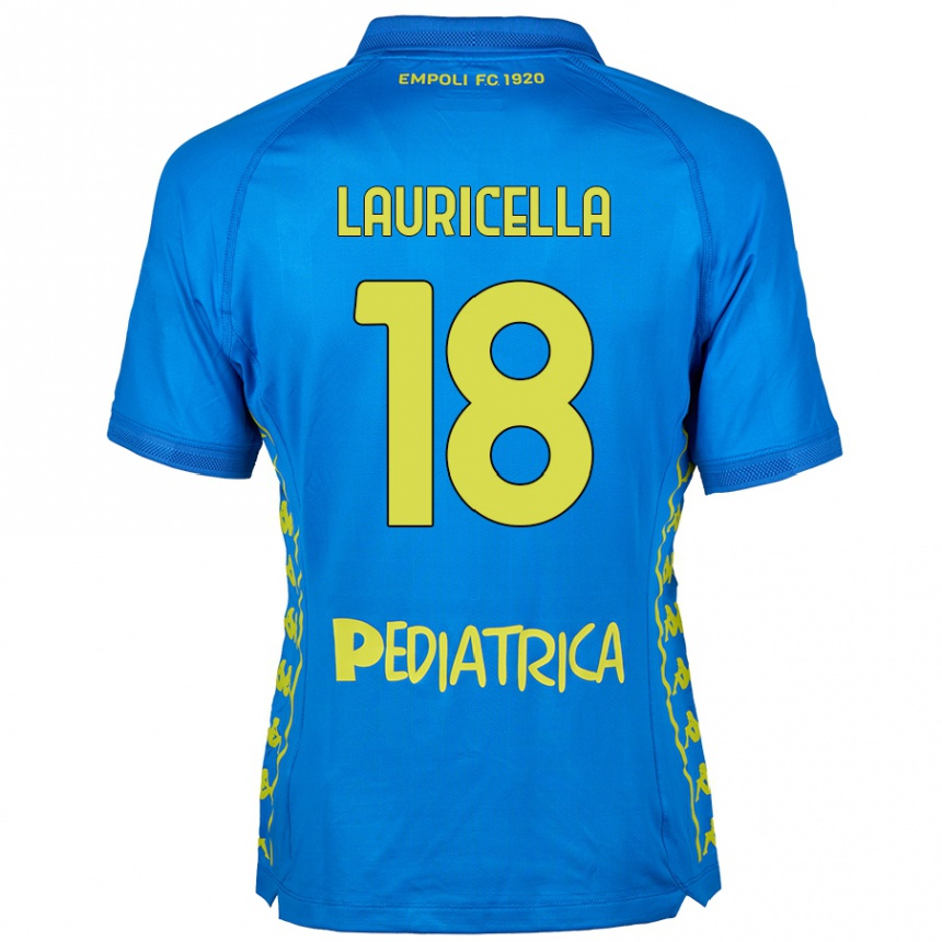 Női Labdarúgás Giovanni Lauricella #18 Kék Hazai Jersey 2024/25 Mez Póló Ing