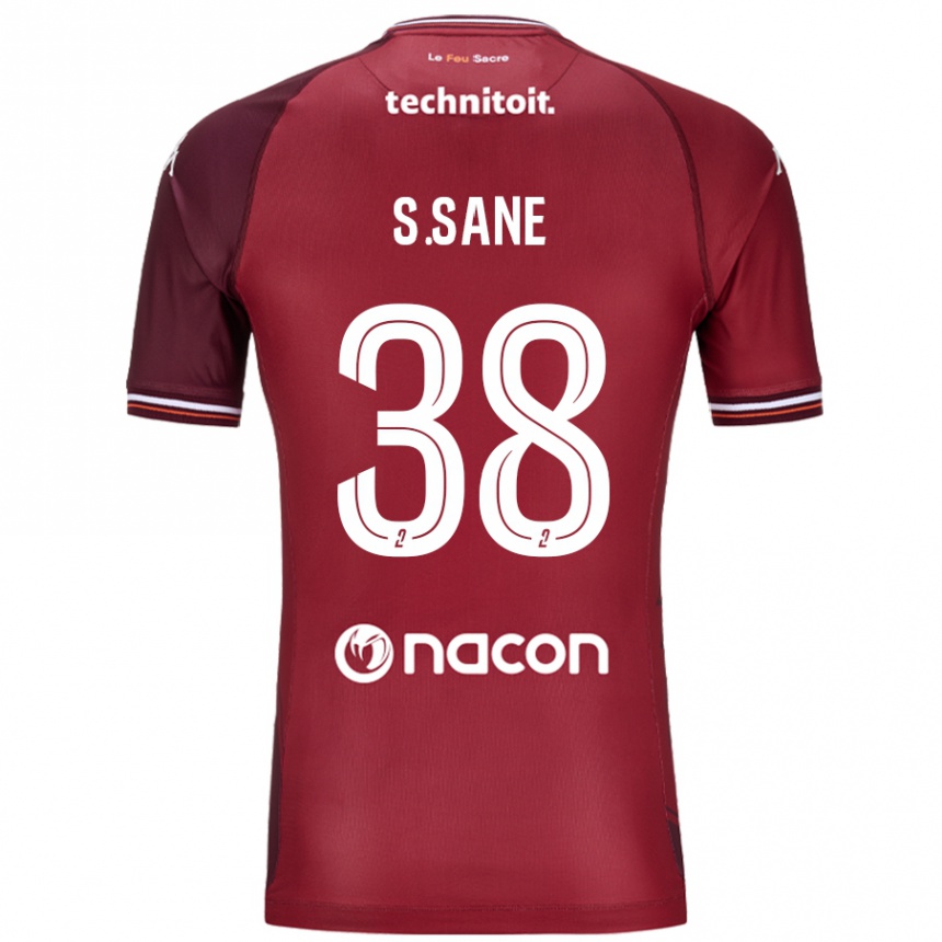 Női Labdarúgás Sadibou Sané #38 Piros Granata Hazai Jersey 2024/25 Mez Póló Ing