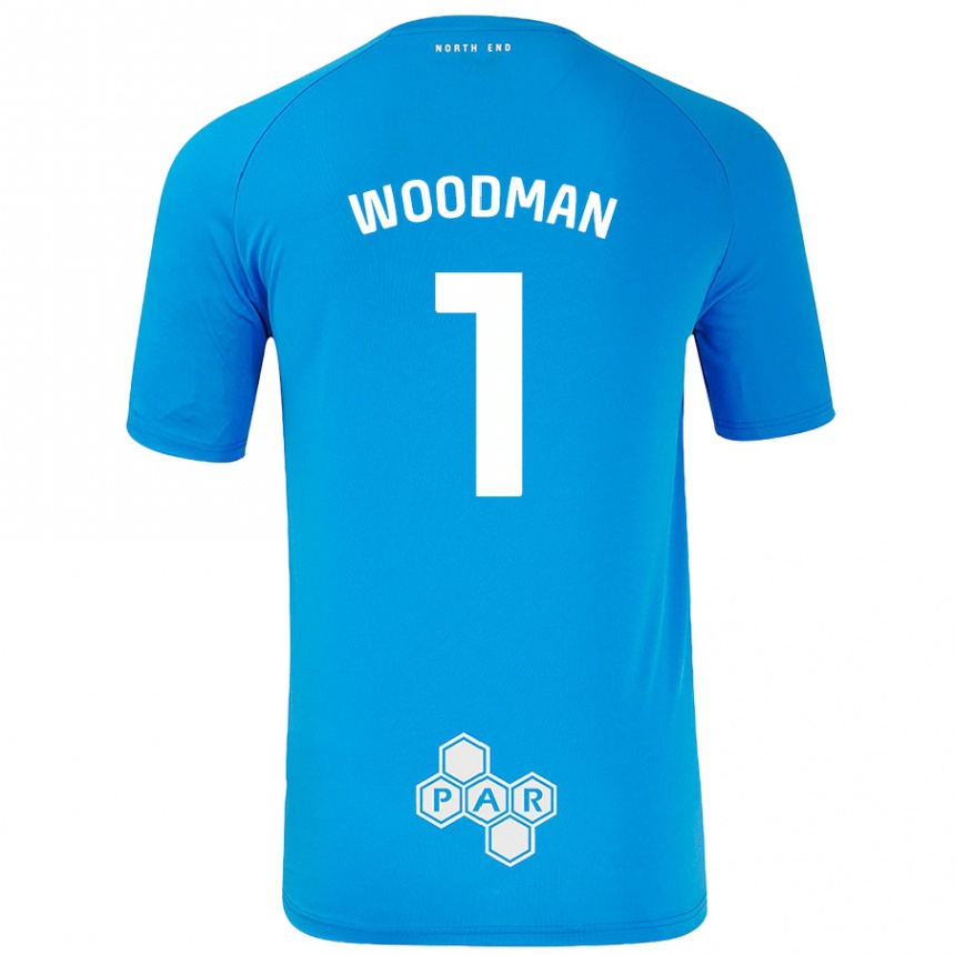 Női Labdarúgás Freddie Woodman #1 Égszínkék Idegenbeli Jersey 2024/25 Mez Póló Ing