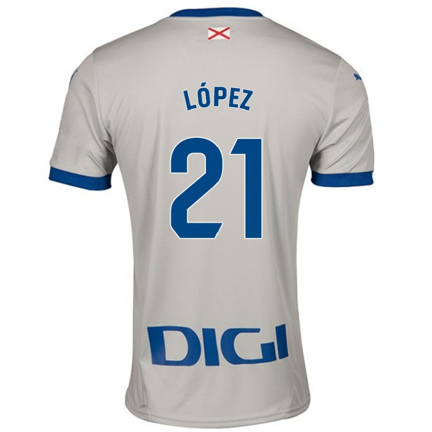 Női Labdarúgás Juanma López #21 Világos Szürke Idegenbeli Jersey 2024/25 Mez Póló Ing