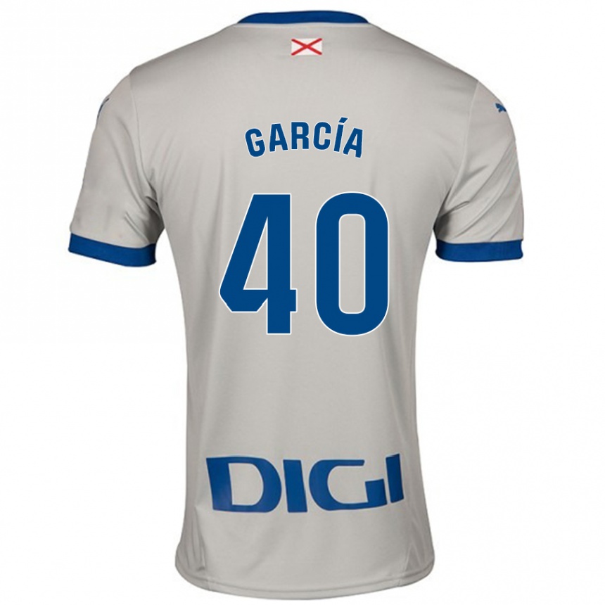 Női Labdarúgás Álvaro García #40 Világos Szürke Idegenbeli Jersey 2024/25 Mez Póló Ing