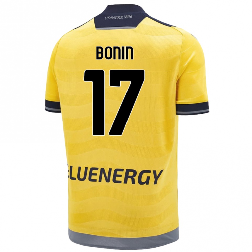 Női Labdarúgás Luca Bonin #17 Aranysárga Idegenbeli Jersey 2024/25 Mez Póló Ing