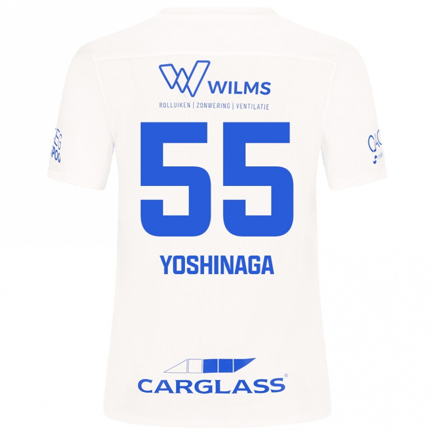 Női Labdarúgás Yumeki Yoshinaga #55 Fehér Idegenbeli Jersey 2024/25 Mez Póló Ing