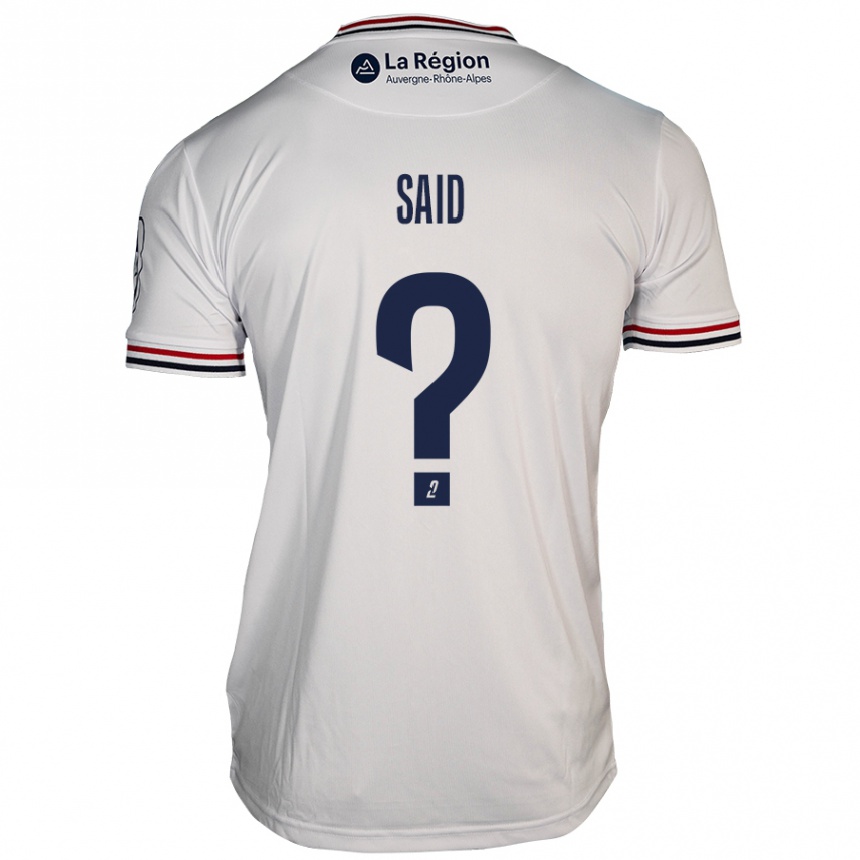 Női Labdarúgás Amine Saïd #0 Fehér Idegenbeli Jersey 2024/25 Mez Póló Ing