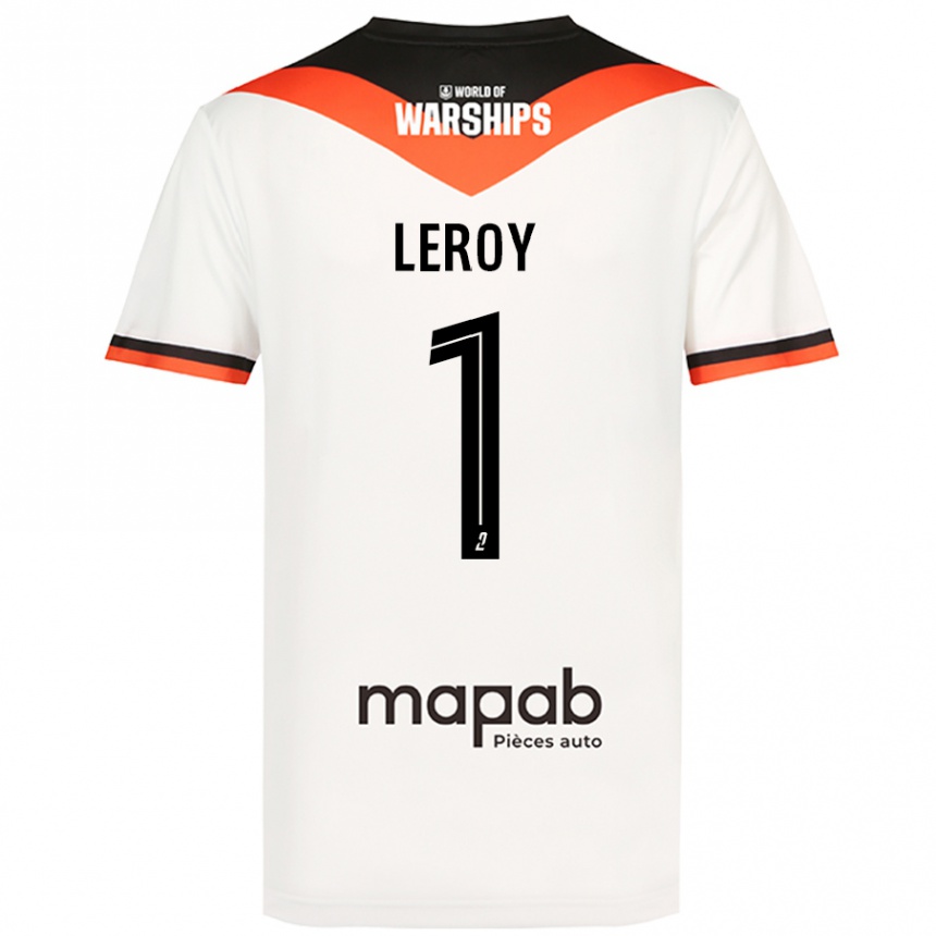 Női Labdarúgás Benjamin Leroy #1 Fehér Idegenbeli Jersey 2024/25 Mez Póló Ing