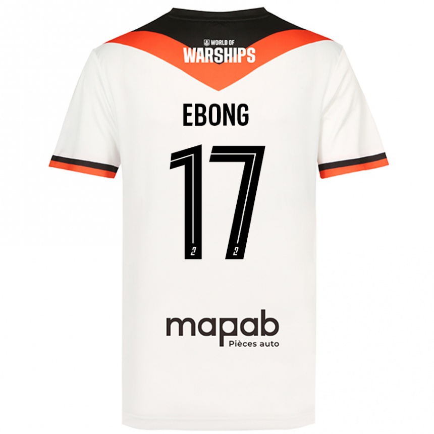 Női Labdarúgás Arthur Ebong #17 Fehér Idegenbeli Jersey 2024/25 Mez Póló Ing